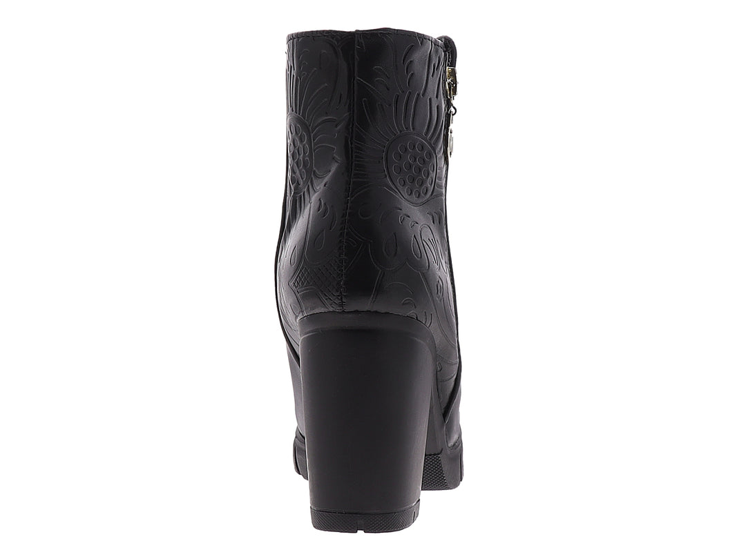 Botines VIFRA Cleveland Floral Negro para Mujer