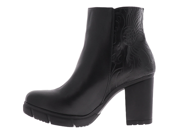 Botines VIFRA Cleveland Floral Negro para Mujer