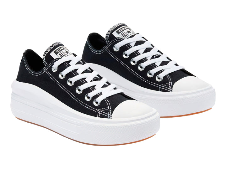 Tenis Converse Chuck Taylor All Star Move Negros y Blancos