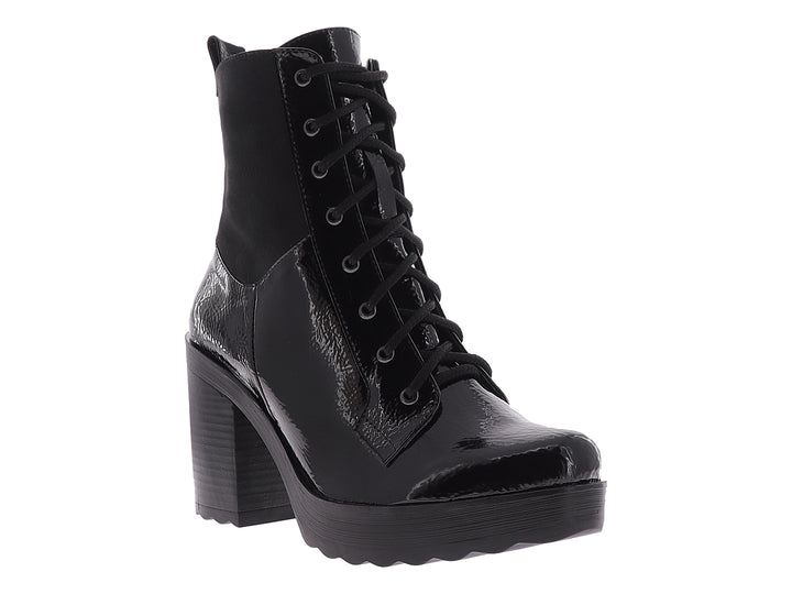 Botines Stefania Negro Charol para Mujer