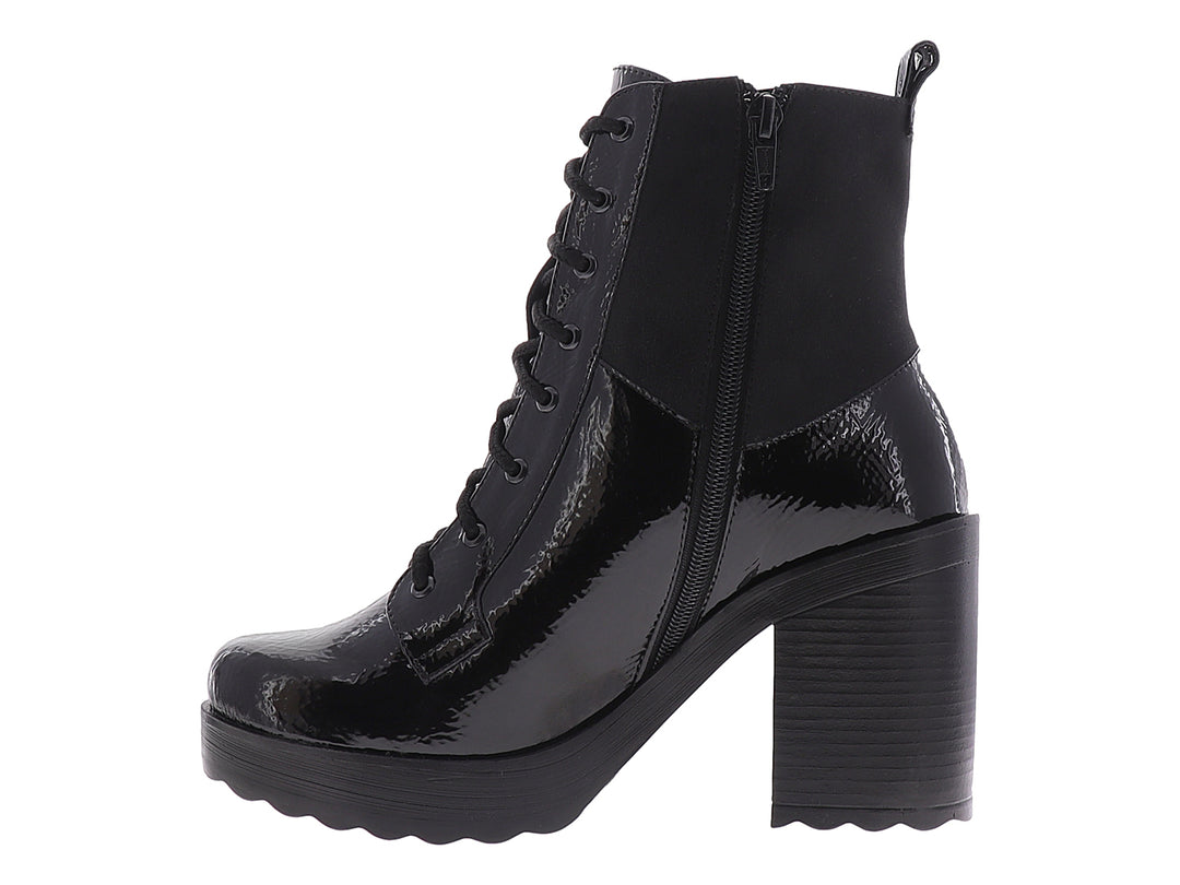 Botines Stefania Negro Charol para Mujer