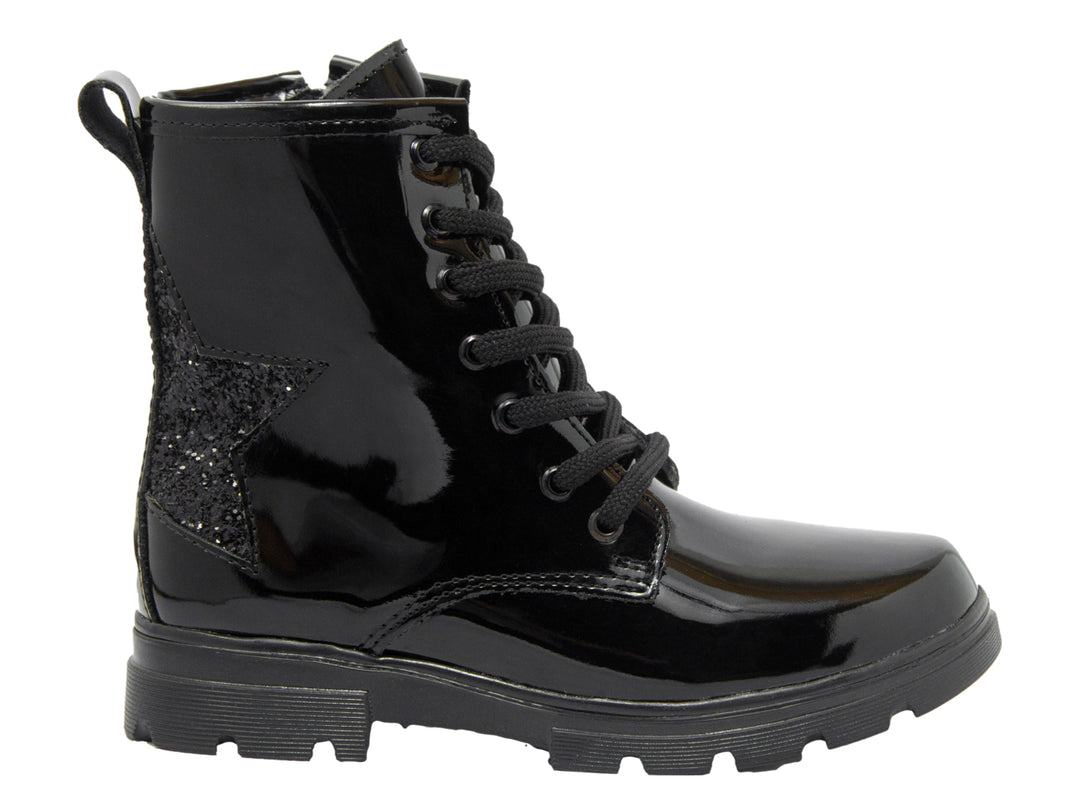 Botas Confratelli para Niña en Charol Negro