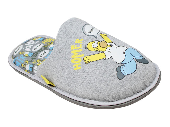 Pantuflas ARRA de Los Simpson Homer Simpson Gris