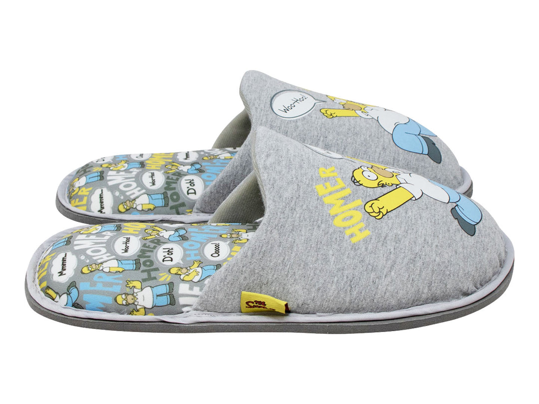 Pantuflas ARRA de Los Simpson Homer Simpson Gris
