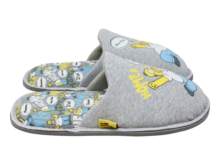 Pantuflas ARRA de Los Simpson Homer Simpson Gris