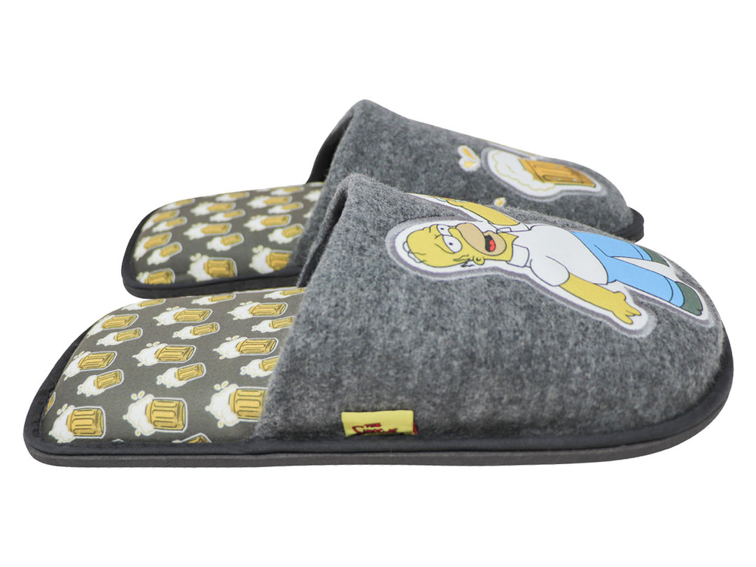 Pantuflas ARRA Gris de Homer Simpson