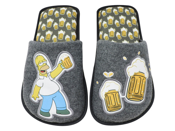 Pantuflas ARRA Gris de Homer Simpson
