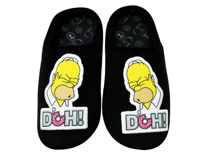 Pantuflas ARRA Negro de Los Simpson Homer