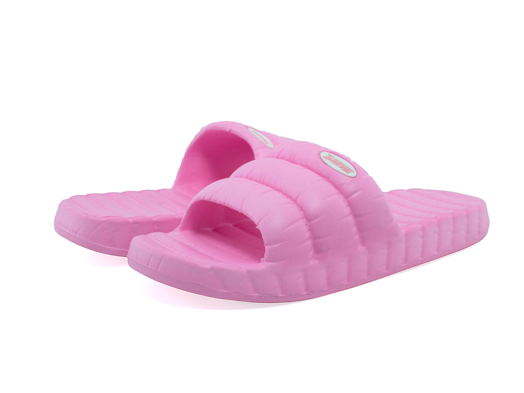 Par de sandalias playeras color rosa marca NEWK para Mujer.