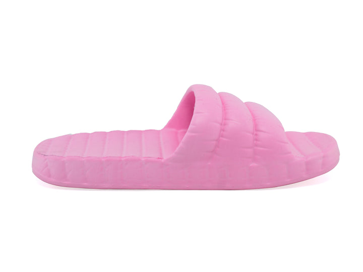 Par de sandalias playeras color rosa marca NEWK para Mujer.