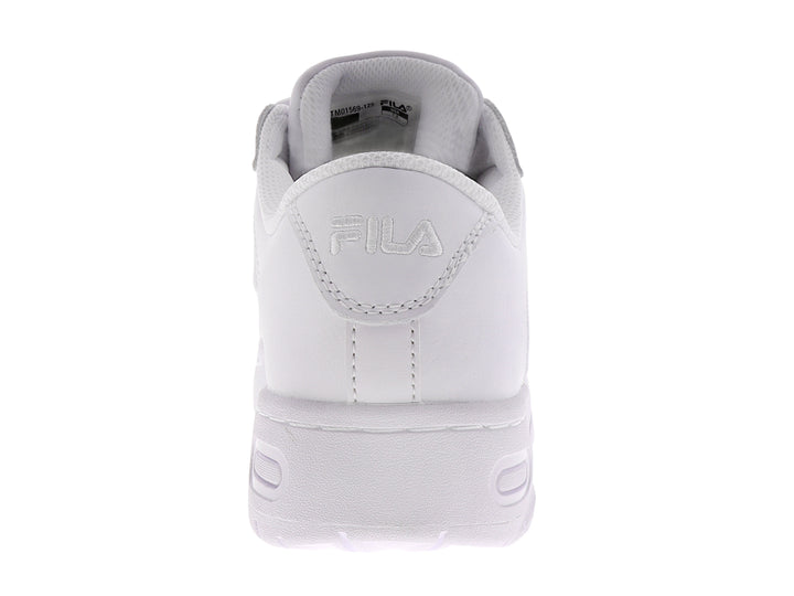 Tenis FILA LNX-100 para niño en color blanco, diseño deportivo de corte bajo con cordones.