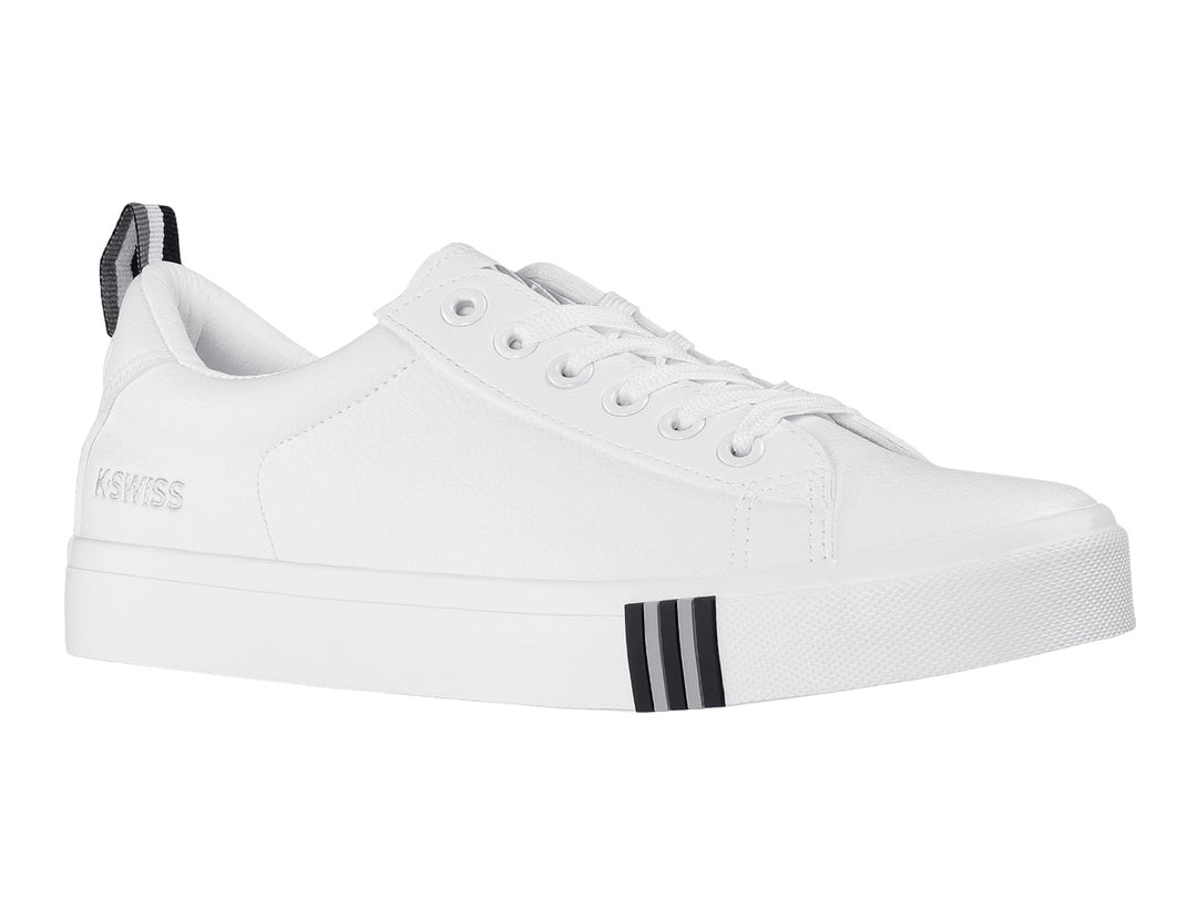 Tenis K-Swiss Trinity Blanco Plata y Negro para Mujer