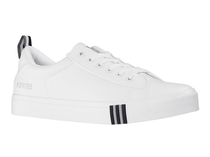 Tenis K-Swiss Trinity Blanco Plata y Negro para Mujer