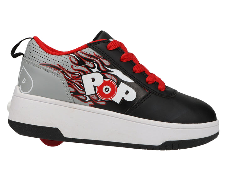 Tenis Patín Heelys Negro con Rojo para Niño