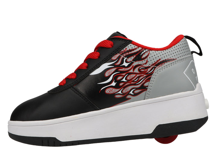 Tenis Patín Heelys Negro con Rojo para Niño