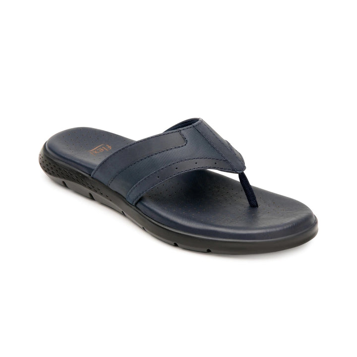 Sandalia azul marino de la marca Flexi con diseño casual y suela cómoda para hombre.