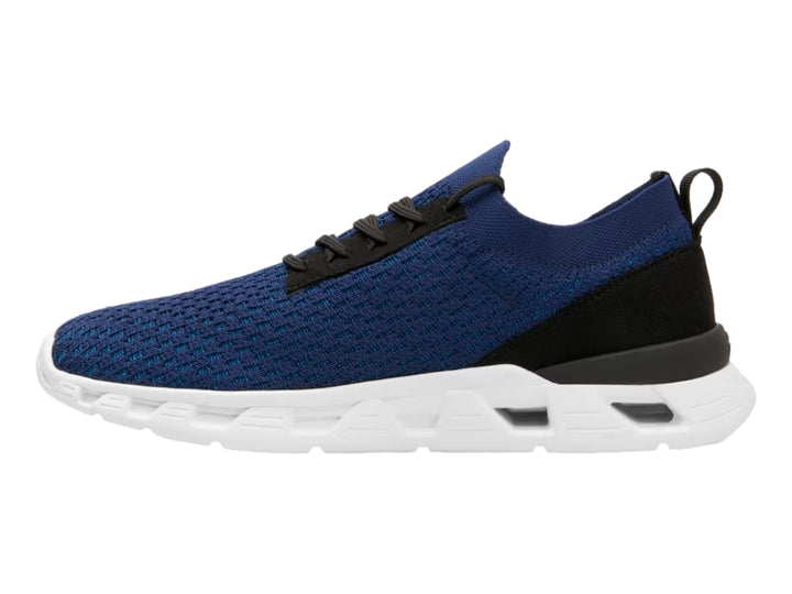 Tenis deportivos Flexi color azul con suela blanca y detalles en negro.