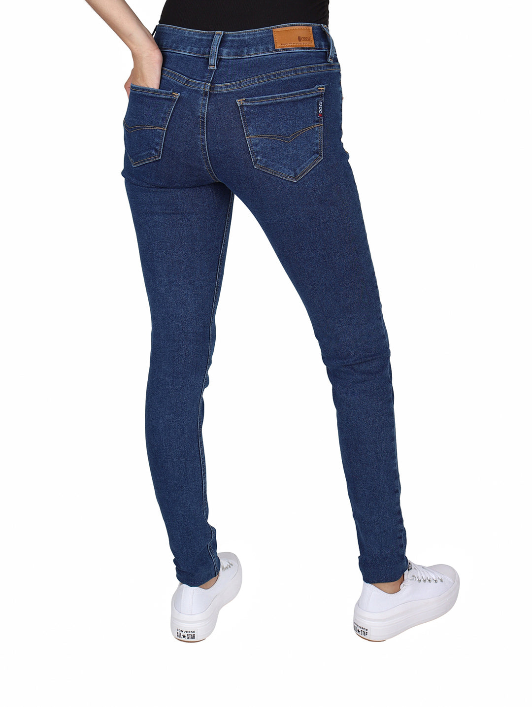 Jeans OGGI Carol Satin Stone para Mujer