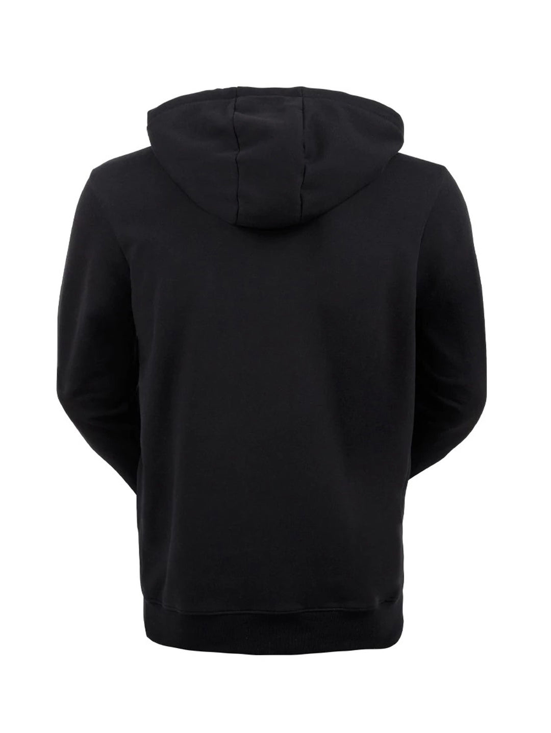 Sudadera negra con capucha de K-Swiss, presenta el logo de Batman en color dorado en el pecho.