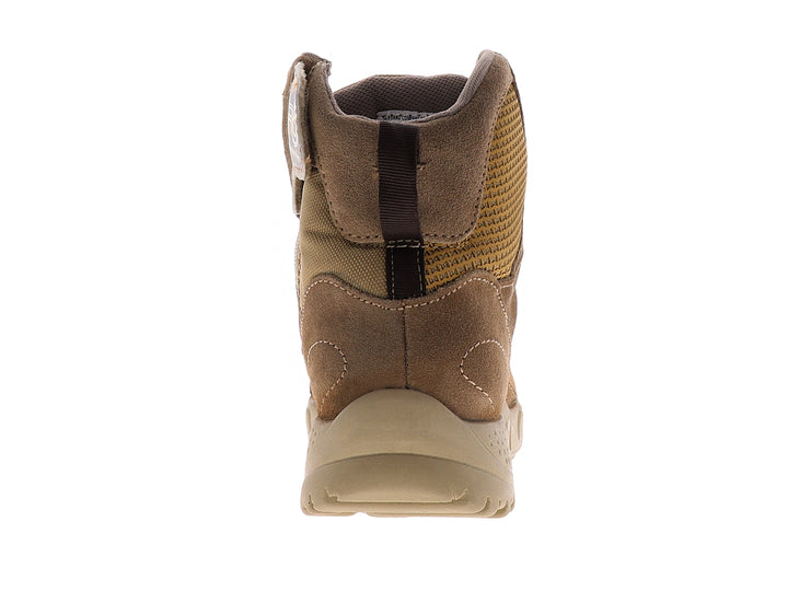 Bota táctica CLIFF modelo 3700 en color arena, de caña media con suela resistente y cierre de agujetas.