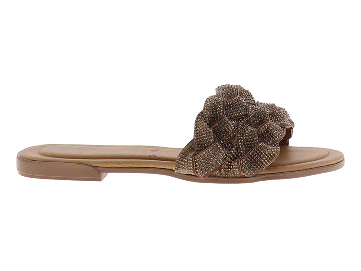 Sandalias Luna Rosa Casual Color Oro