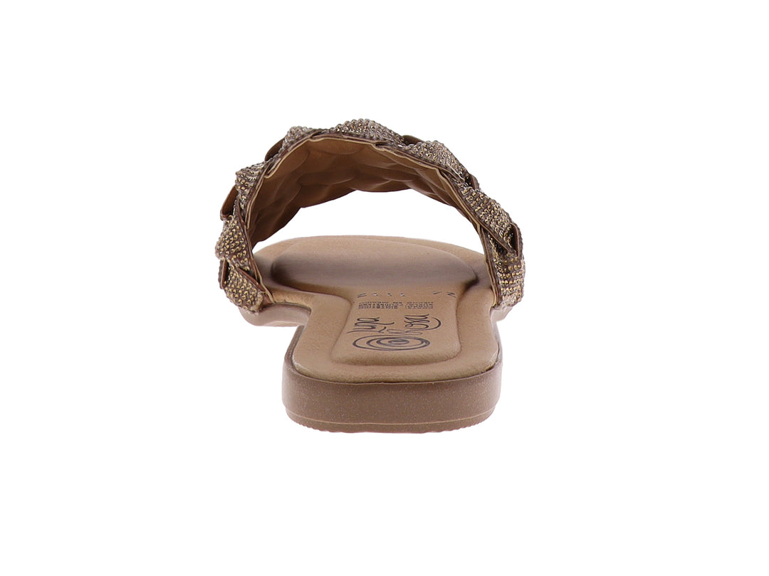 Sandalias Luna Rosa Casual Color Oro