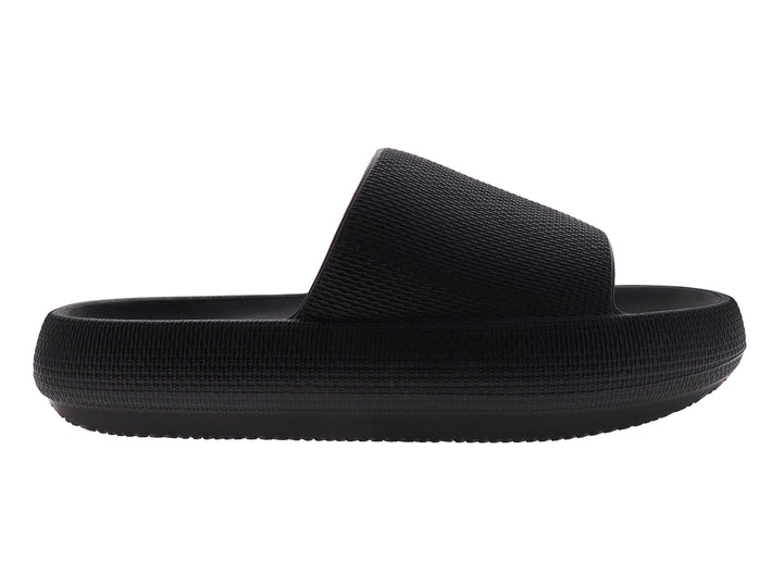 Sandalias Luna Rosa Plataforma Negro para Mujer