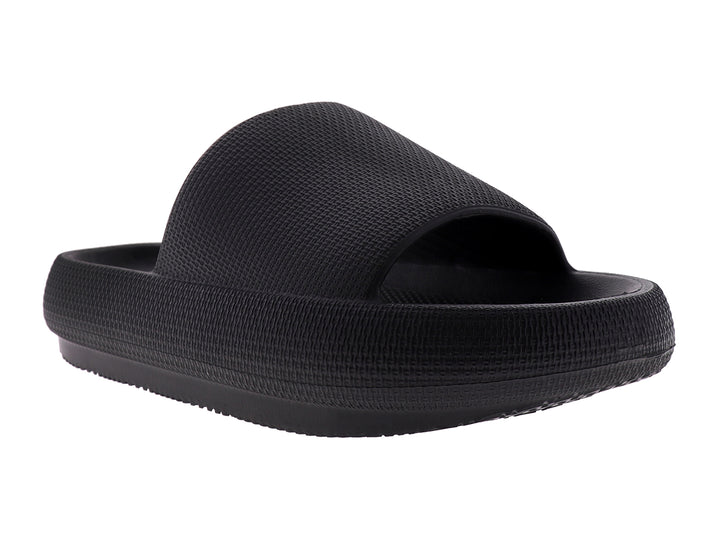 Sandalias Luna Rosa Plataforma Negro para Mujer