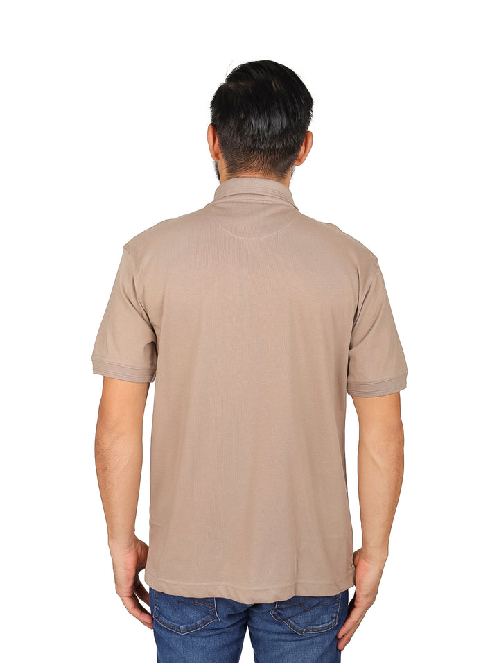 Playera Polo Palm Beach Color Camel para Hombre