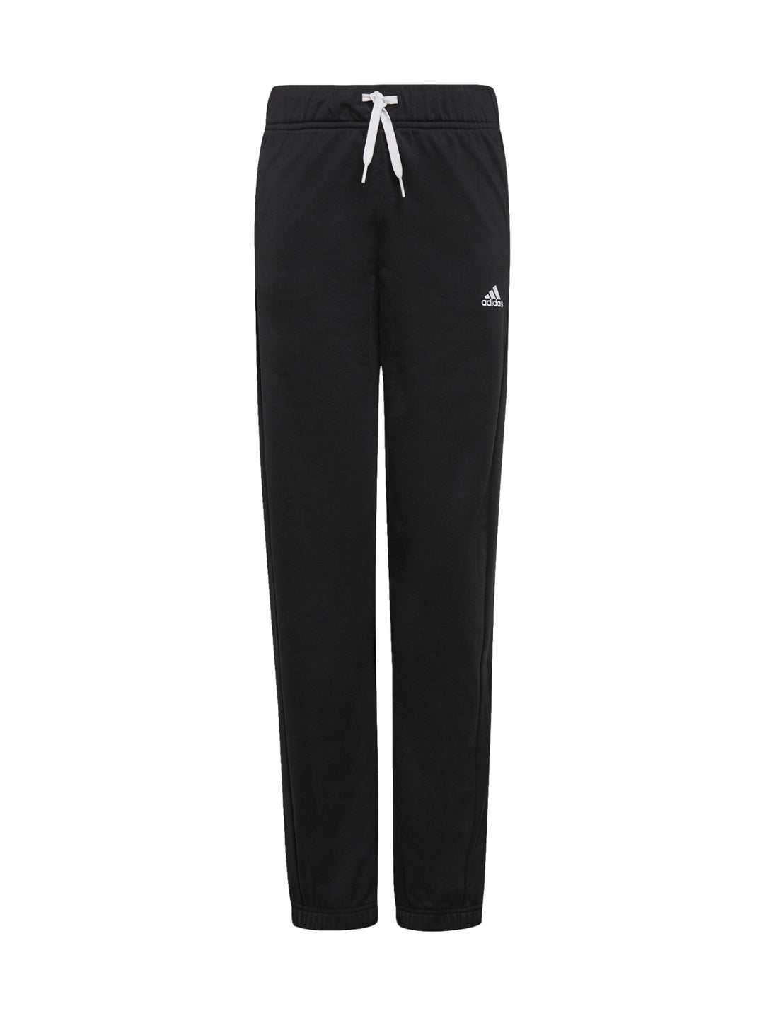 Conjunto deportivo Adidas para niña en color negro, compuesto por chaqueta con cierre y pantalón