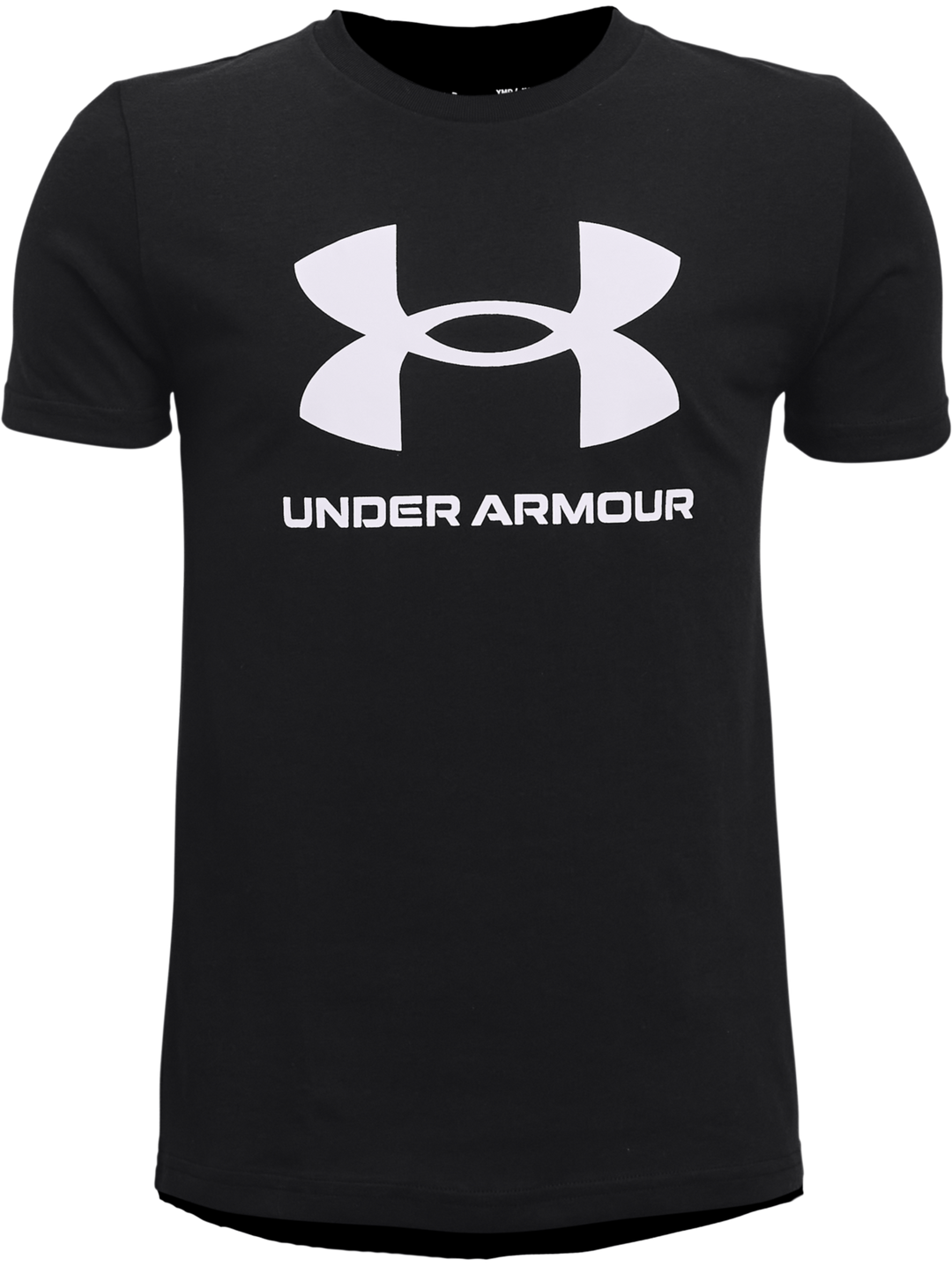 Playera Under Armour Sportstyle Logo Negra para Nino