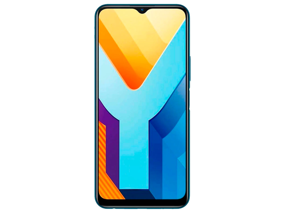 Smartphone VIVO Y11S color negro, vista frontal y posterior.