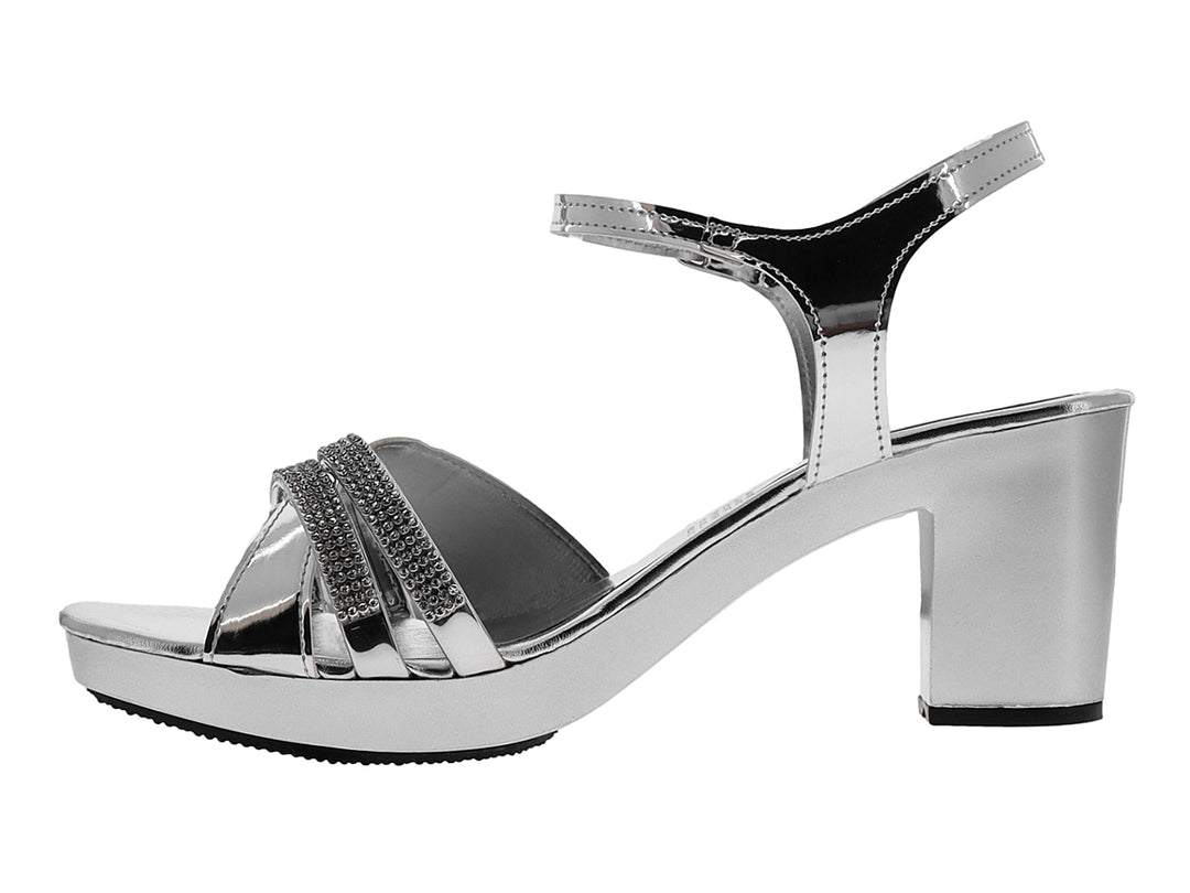 Zapatilla Sary Fiesta Plata para Mujer