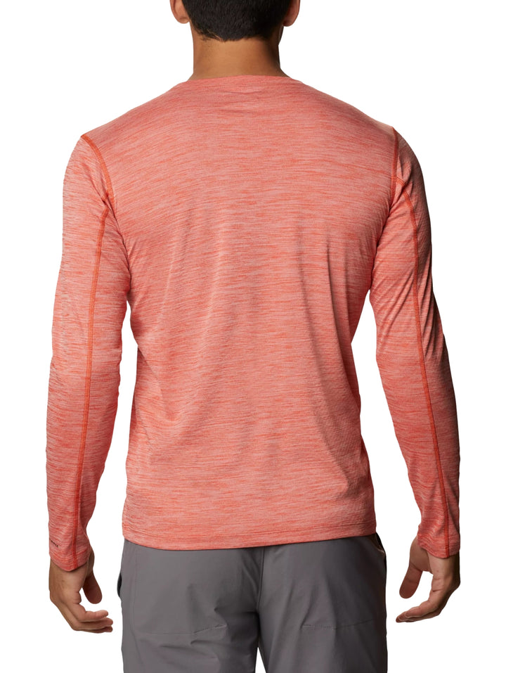 Playera Columbia Zero Rules Manga Larga Naranja para Hombre