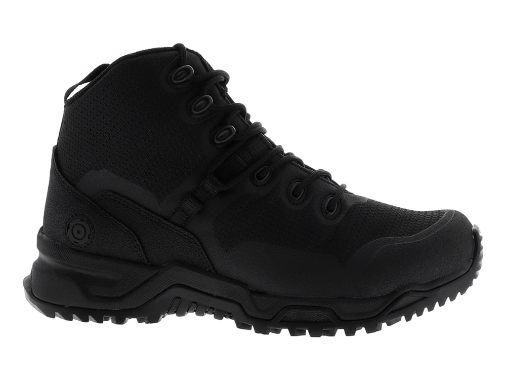 Bota táctica Original SWAT Alpha Fury 6 en color negro con suela robusta y cordones.