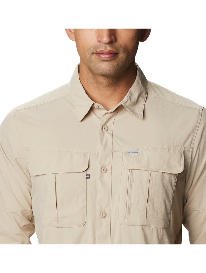 Camisa Columbia Newton Ridge Beige para Hombre