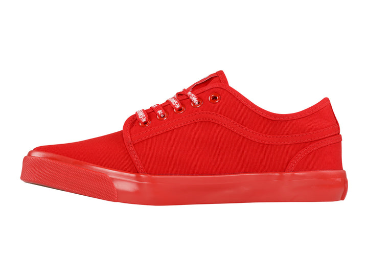 Tenis K-Swiss color rojo con letras blancas &