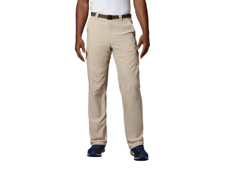 Pantalón cargo Columbia color beige Fossil para hombre con bolsillos laterales.