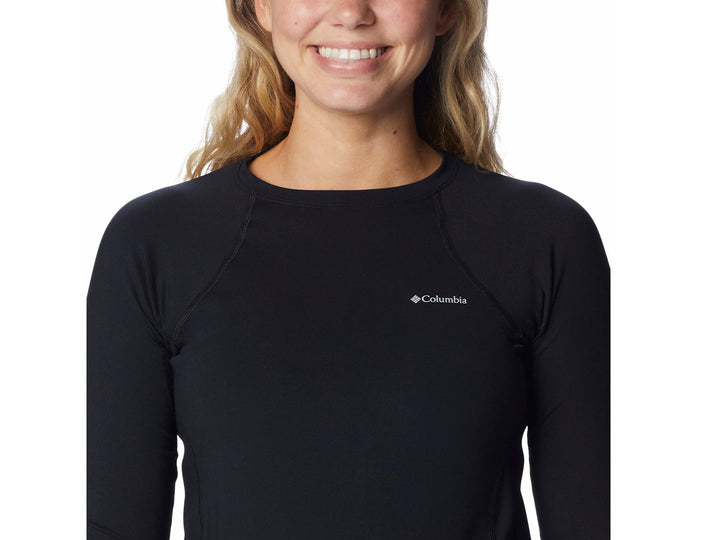 Playera Columbia Manga Larga Color Negro para Mujer