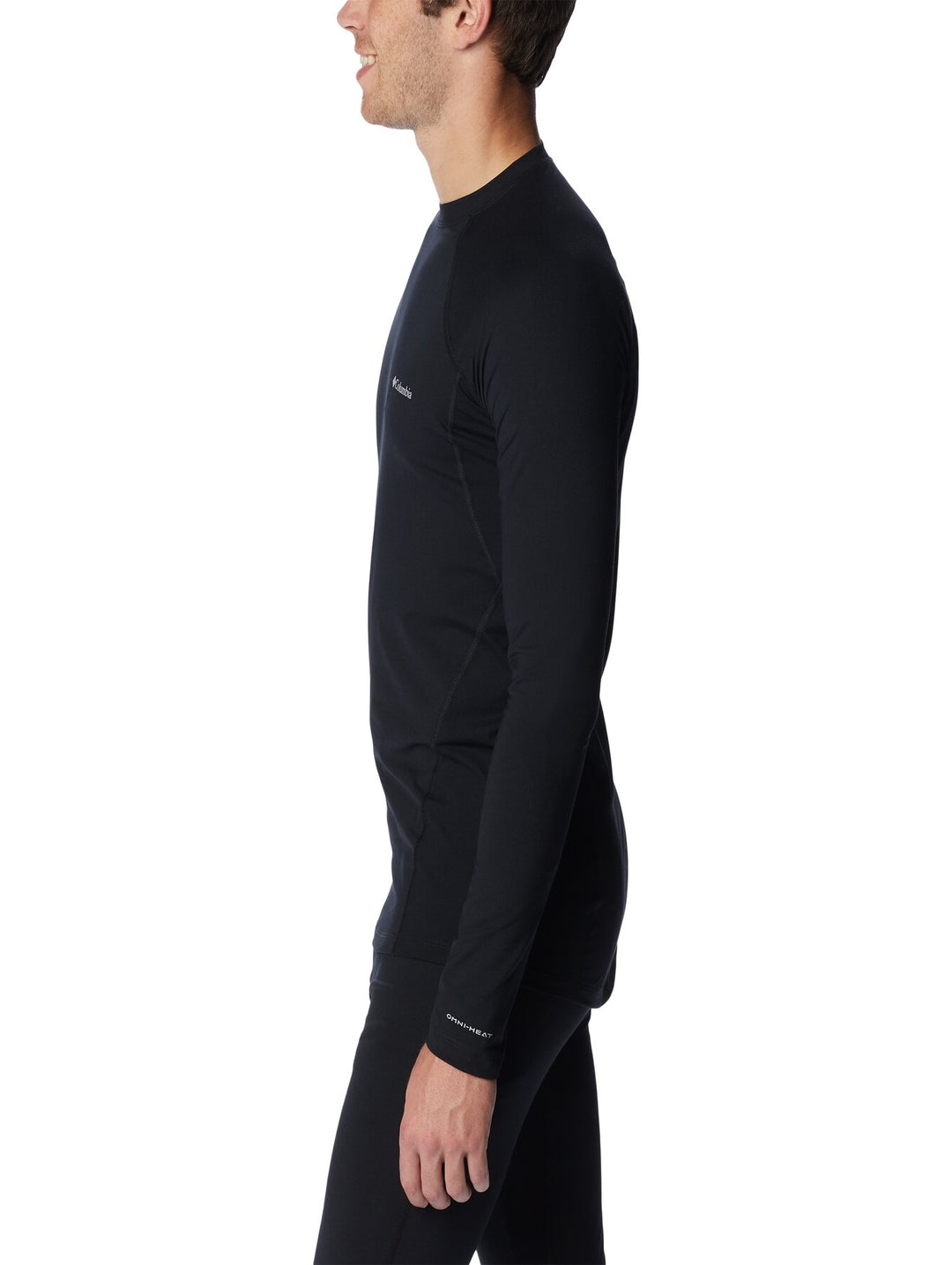 Playera Columbia Manga Larga Negro para Hombre