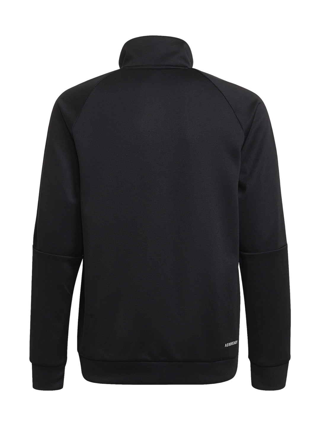 Conjunto deportivo Adidas para niño en color negro con rayas blancas en las mangas.