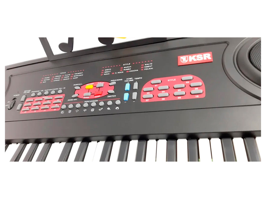 Teclado Musical Kaiser Mitzu 54 Teclas Negro Unisex
