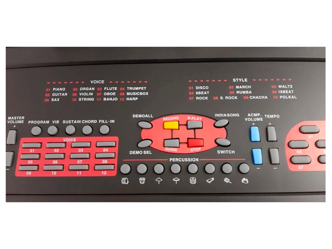 Teclado Musical Kaiser Mitzu 54 Teclas Negro Unisex