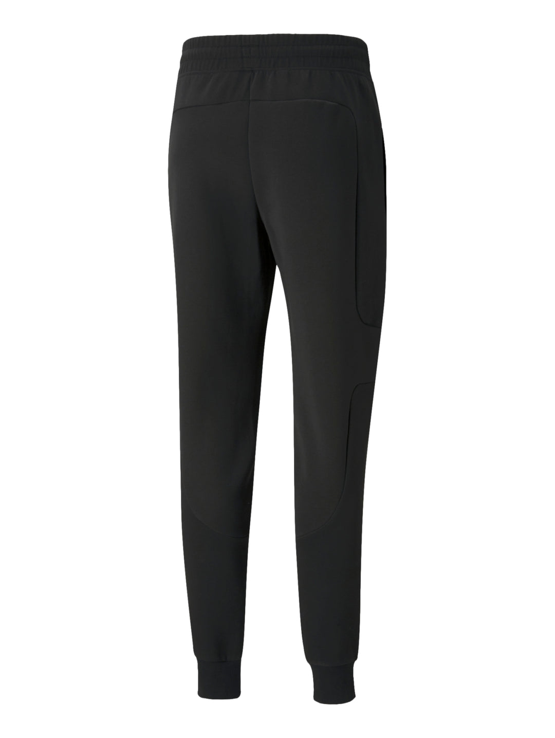 Pantalones deportivos PUMA Ferrari color negro con puños elásticos en los tobillos.