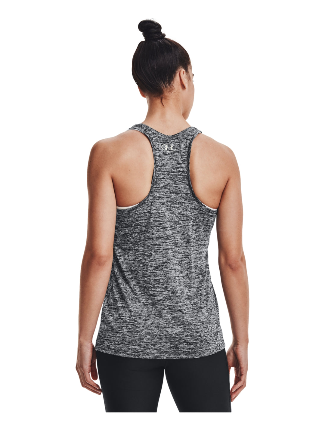 Playera Under Armour Tech Tank-Twist Negro Plata para Mujer