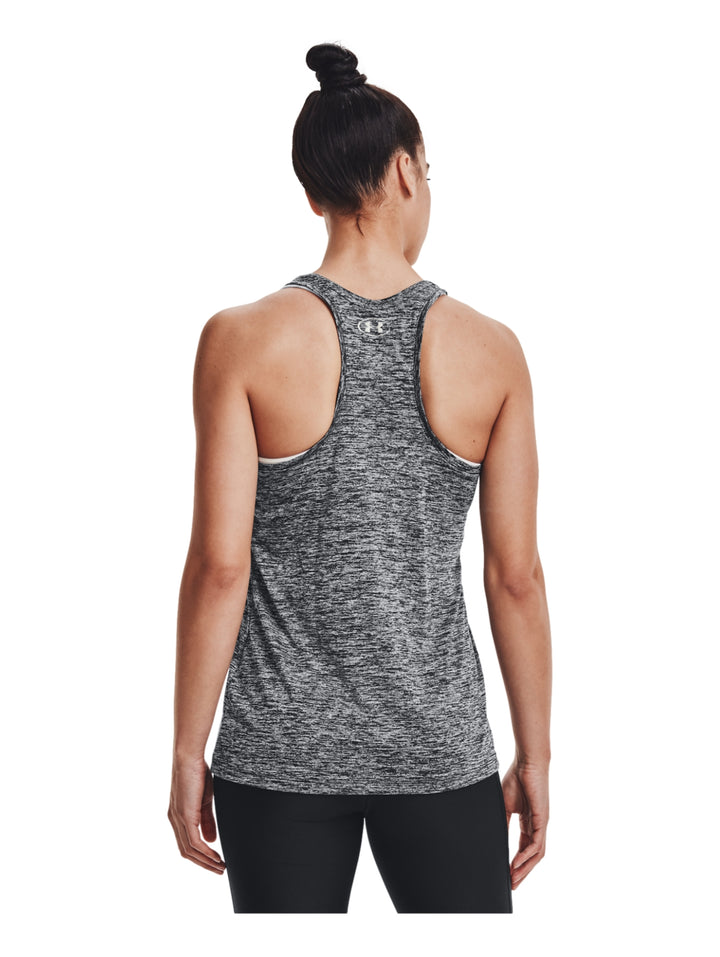 Playera Under Armour Tech Tank-Twist Negro Plata para Mujer