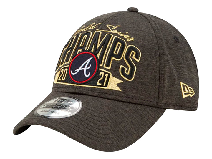 Gorra de béisbol New Era negra con bordado dorado &