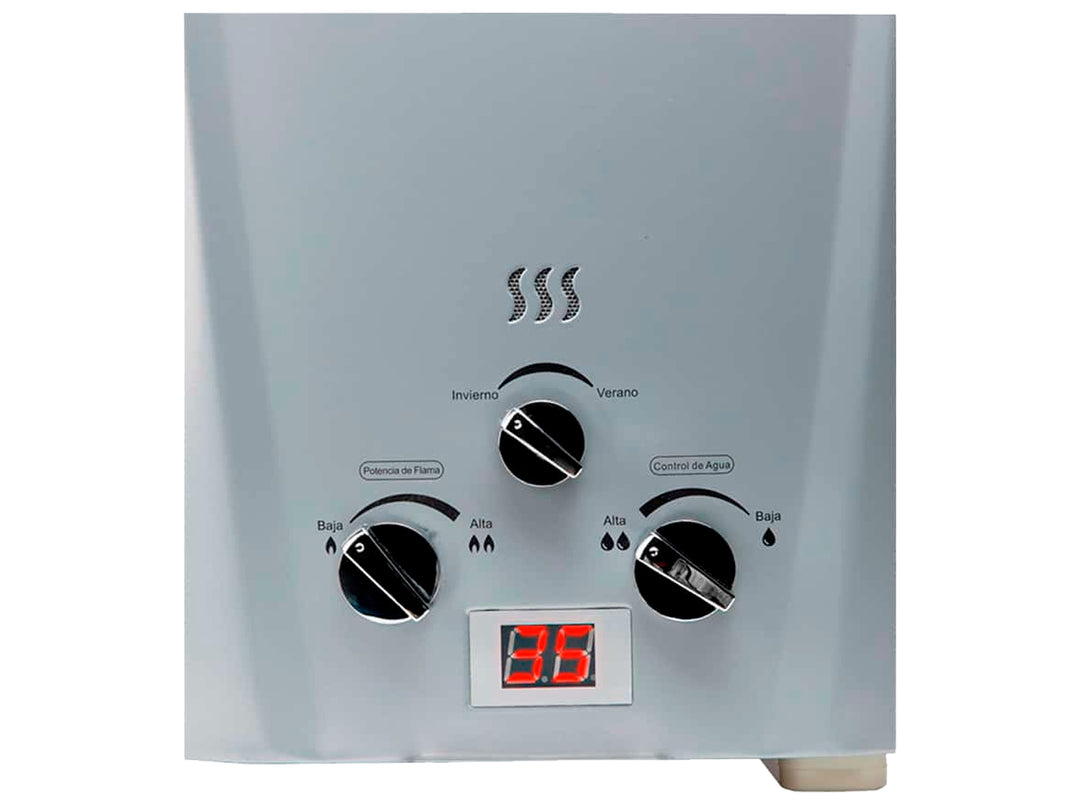 Calentador de Agua Instantáneo Heatwave Gris