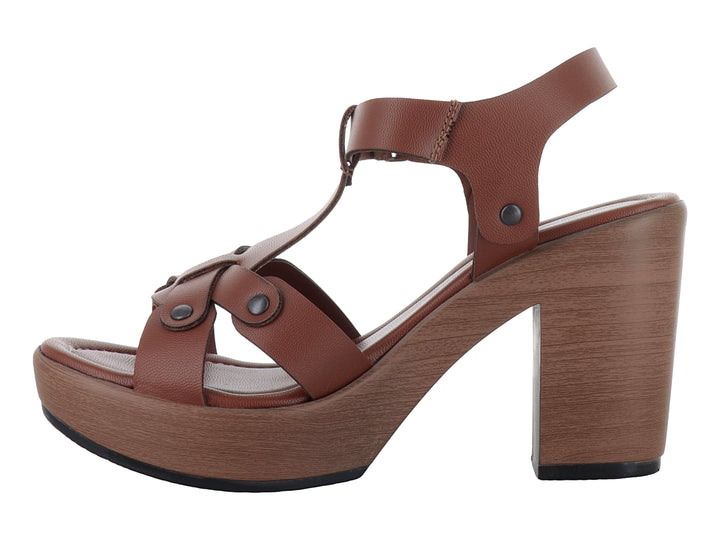 Sandalias MELI&amp;ANA de Plataforma Color Tan