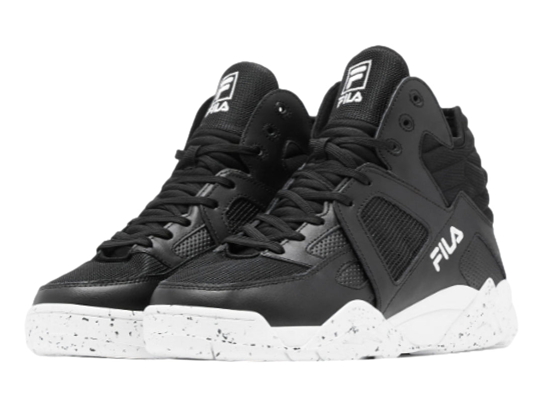Tenis FILA Cage Mid Negro y Blanco para Hombre